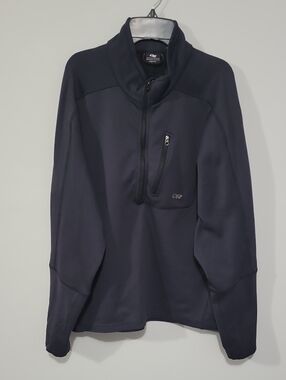 Outdoor Research | Black Men's Half Zip Sweater Jacket M Outdoors Hiking Active